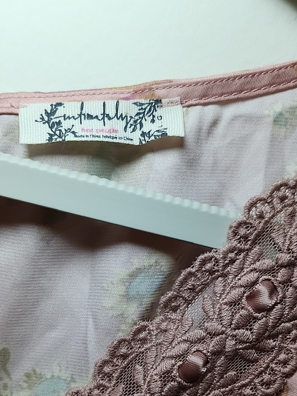 Free People Baby Doll  French Coast Mini Slip The Secret Admirer Size Large - Picture 8 of 16